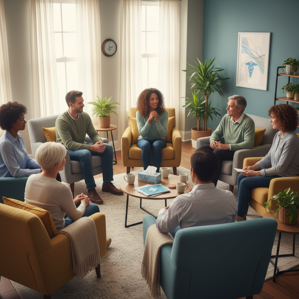 group therapy for addiction first choice insurance